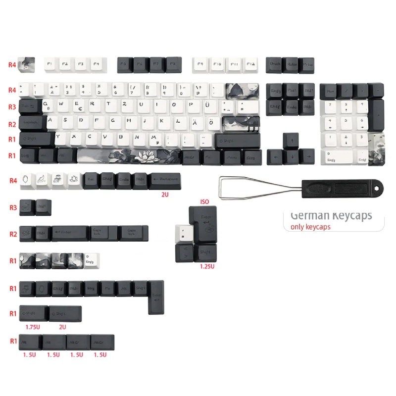 De Layout Keycaps Keycaps DE Layout Japanisch | Keycaps Vibe