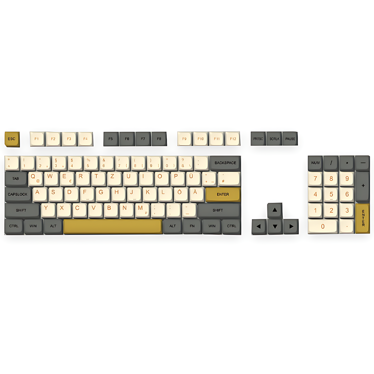 Keycaps DE Layout Berg | Keycaps Vibe