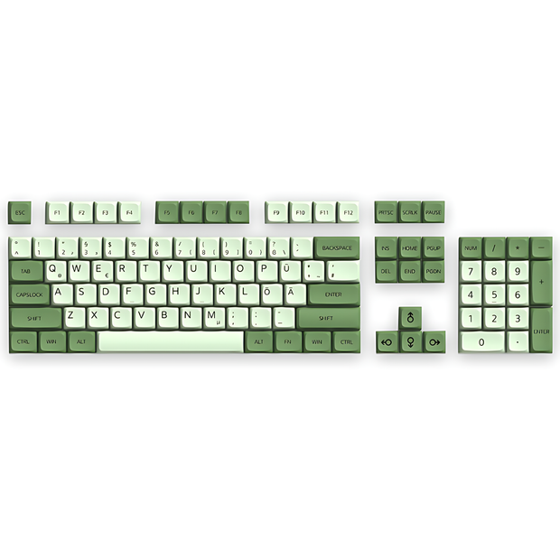 De Layout Keycaps XDA Keycaps ISO DE | Keycaps Vibe