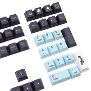 Keycaps Blau ISO DE