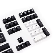 Black and White Keycaps