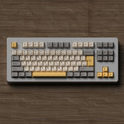 Grey Yellow Keycaps