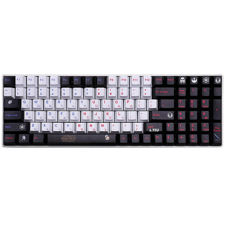 Set Di 129 Tasti PBT Star Wars Per Tastiera Meccanica - Profilo Cherry, Sublimazione, Nero
